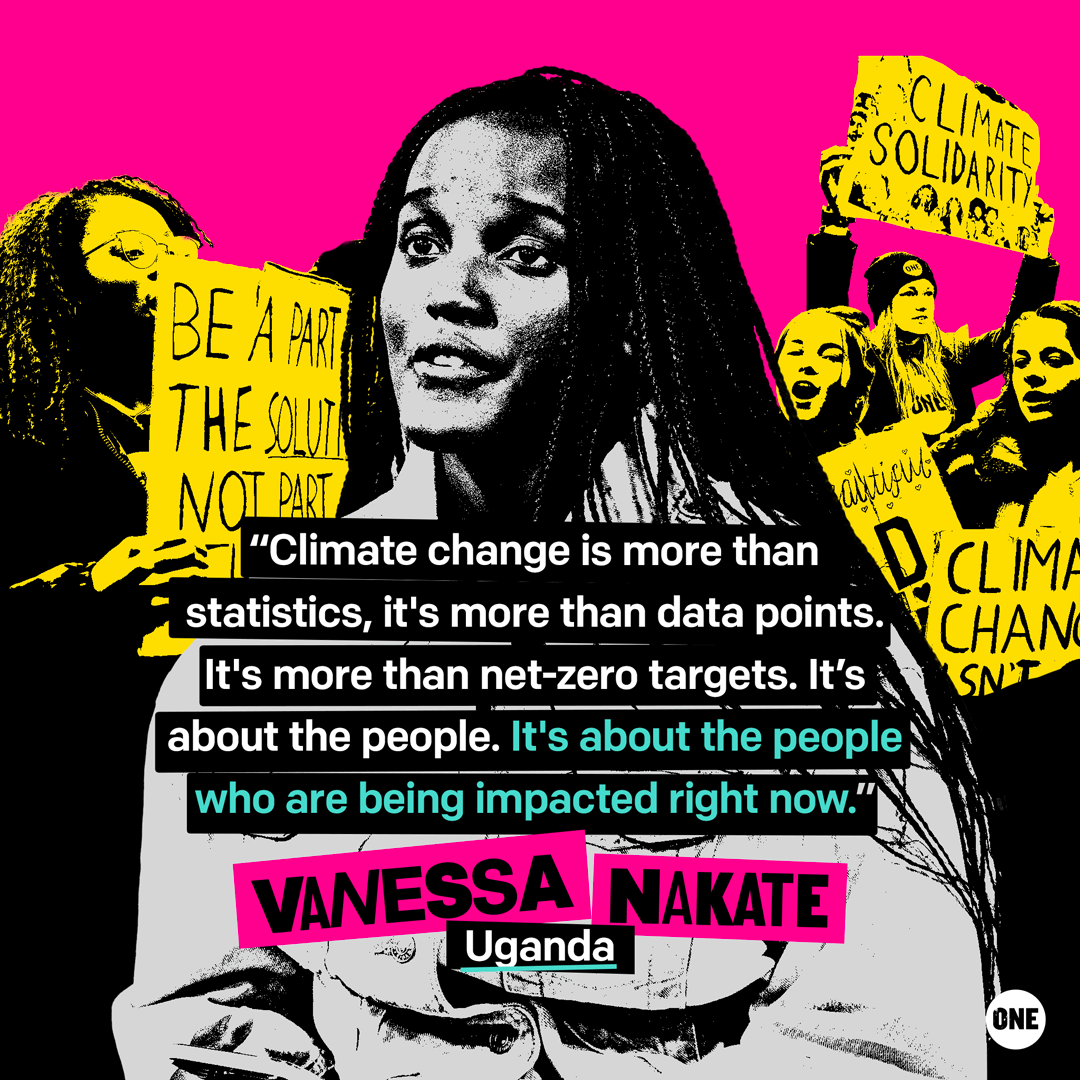 ONEintheUK's tweet photo. ๐จClimate activists like @vanessa_vash are demanding justice for communities hit the hardest by climate change. Join Vanessa and fight for climate justice by signing @ONECampaignโs petition๐ https://t.co/RidyI75em1 #COP27 #OneForClimateAction https://t.co/6SgSJ28S4Y