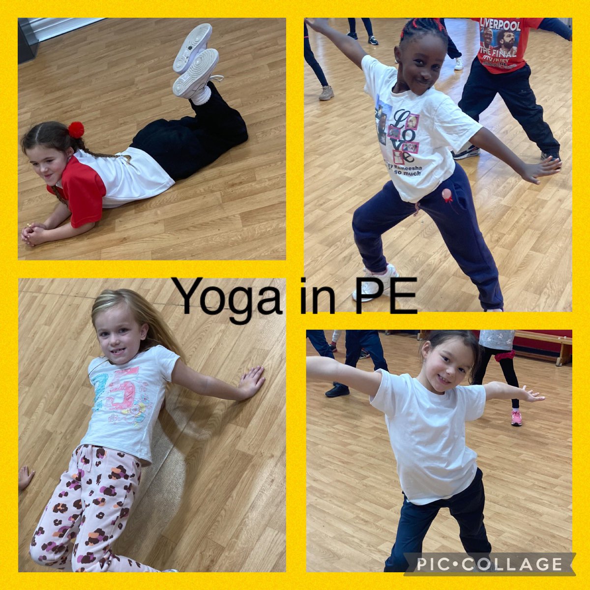 Indoor PE today 🧘🏼‍♀️ 🧘 <a href="/MissGillespie11/">Miss Gillespie🪴🌸🌞3G🌟</a>