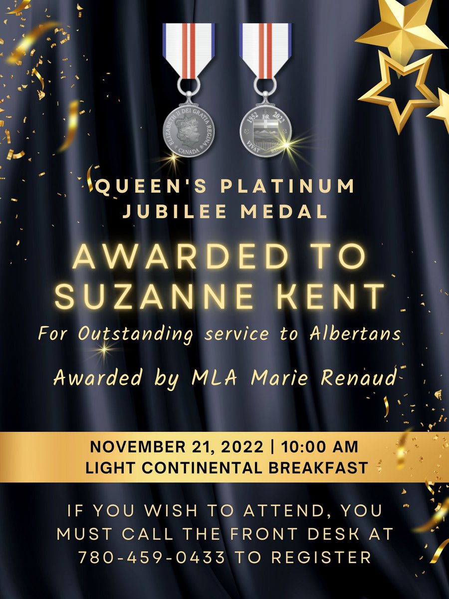 Queen's Platinum Jubilee Medal Award - Suzanne Kent - mailchi.mp/1a3f54634626/y…