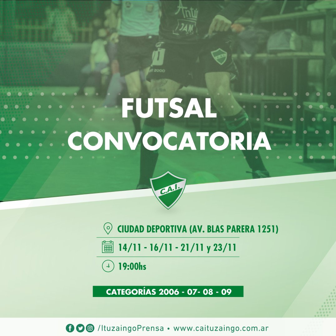 ⚽ Si sos categoría 2006, 07, 08 o 2009 te esperamos las próximas semanas.