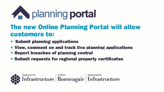 For details of the new Planning Portal which will launch on December 5th, visit: infrastructure-ni.gov.uk/news/new-plann…