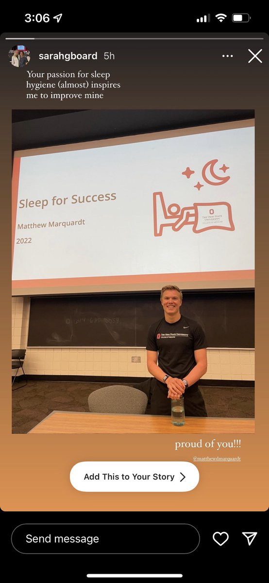 It was an honor and so much fun to be asked to give a talk to @OhioStateMed first year medical students about optimizing #sleep for success in and out of the classroom during med school. 

The highlight was that no one fell asleep during it (at least, that I know of)!
