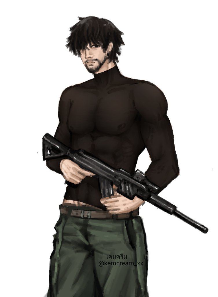 kemcream_xx's tweet photo. ช่วยด้วยชั้นโดนไอ้หมอนี่ตก 
#carlosoliveira #ResidentEvil 
(ขออนุญาตเเวะด้อมนี้นิสนุงนะ อิอิ) https://t.co/yY5qHDq0Da