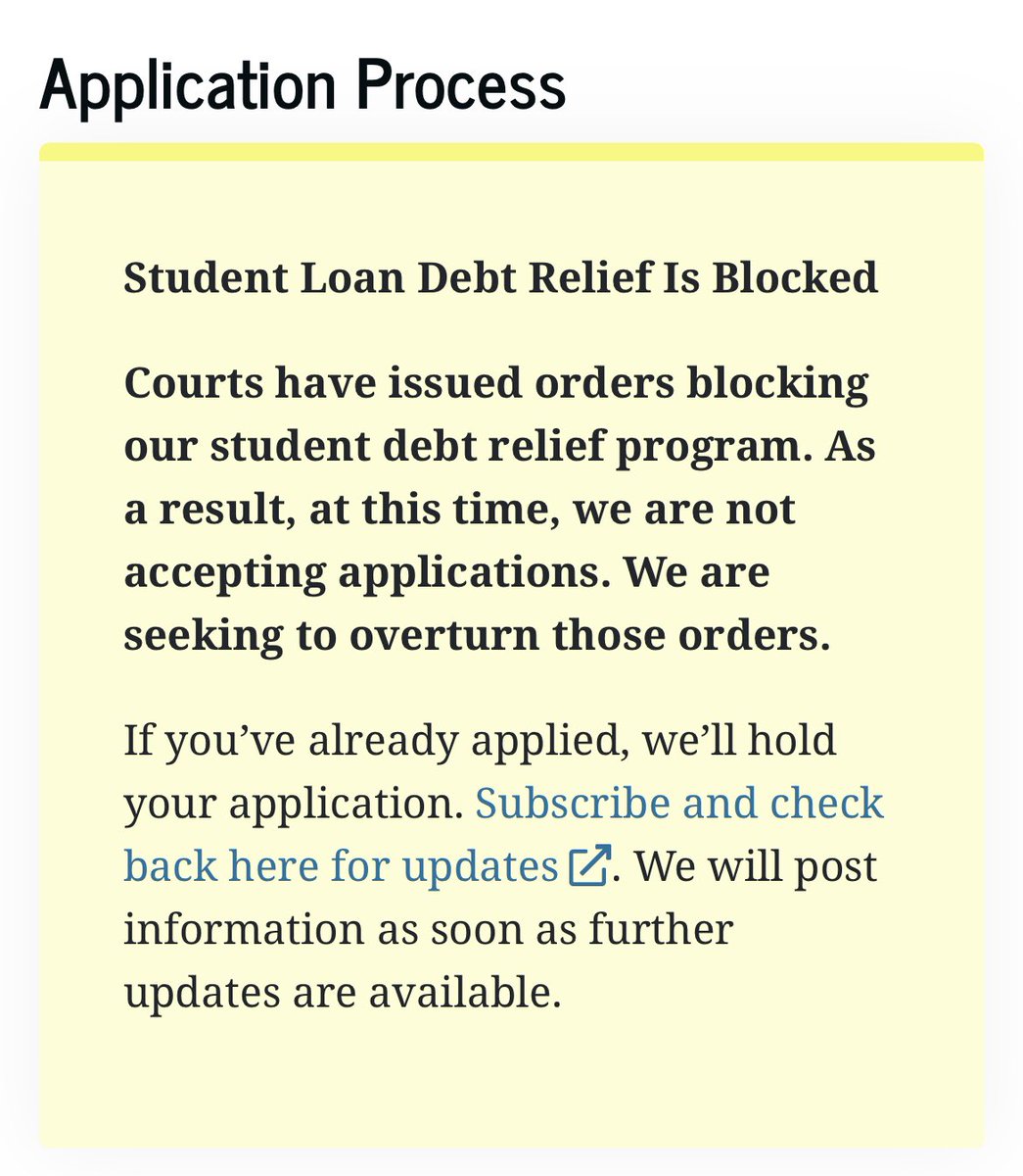 Phil_Lewis_'s tweet photo. Here’s what you’ll see on the webpage for the Federal Student Loan Debt Relief application: https://t.co/NhtlKcnfJI