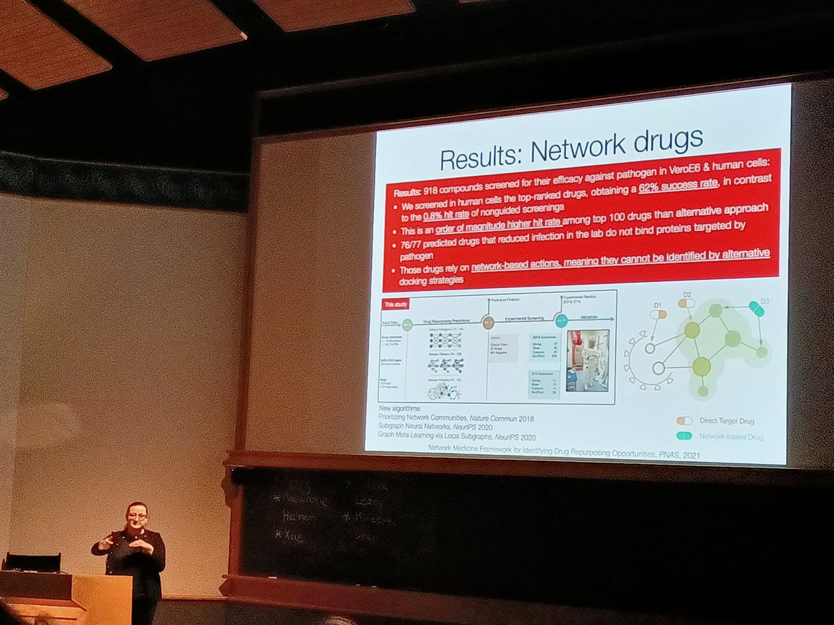 StelMasara's tweet photo. Great talk by @marinkazitnik introducing GNNs applications in biomedicine and presenting the Therapeutics Data Commons initiative!  @ProjectTDC 
#biodata22 https://t.co/bBwY8YOtB5