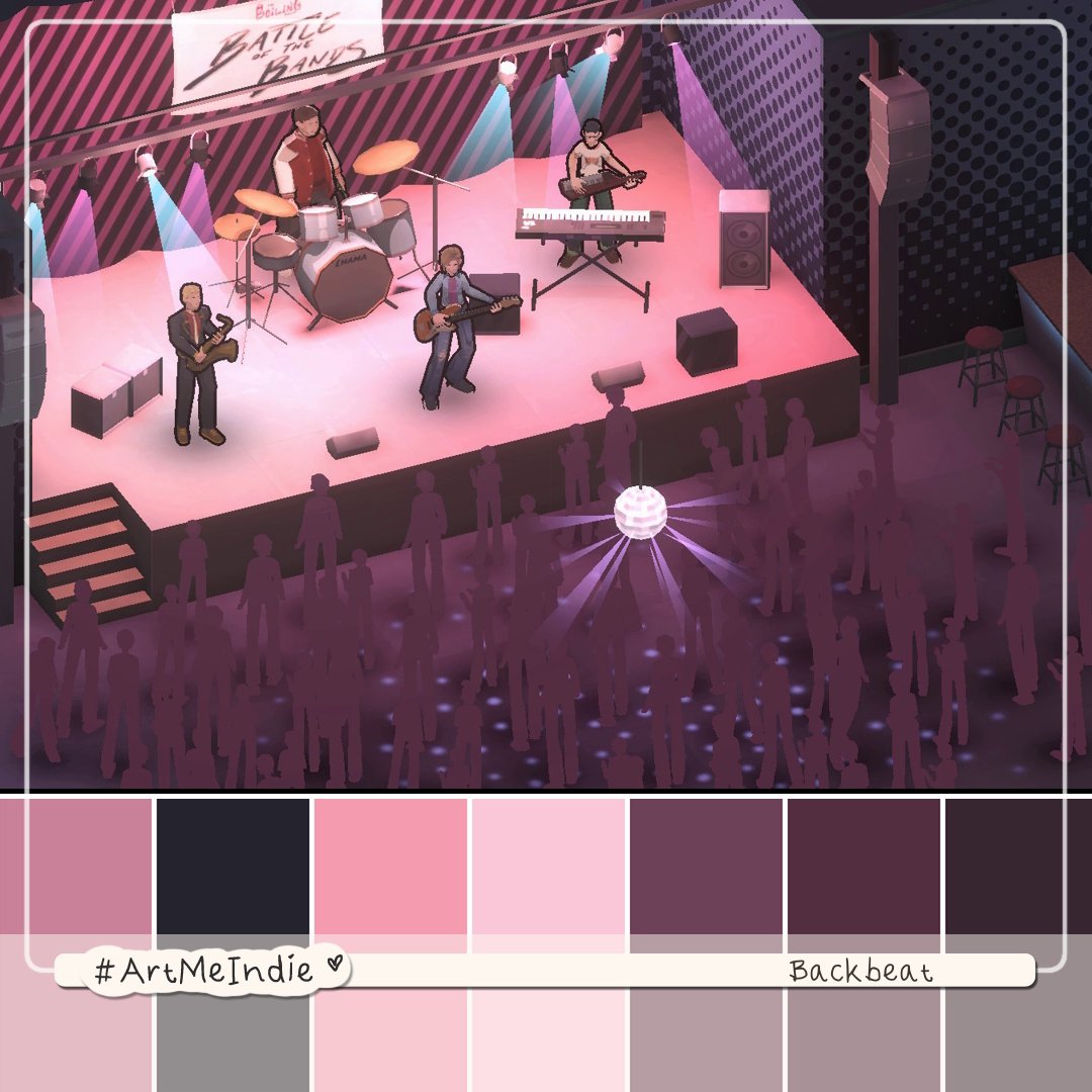 Art Me Indie / Color Feed of Indie Games (@artmeindie) on Twitter photo ๐ The Colors of #PitchYaGame // 06
๐จ An #IndieGame inspired #ColorPalette
๐ฎ Game: Backbeat
๐ The #GameDev: <a href="/Ichigoichie_Inc/">Ichigoichie/151A Games says Wishlist Tactichord ๐ธ</a>
-//-
#Art #IndieGames #GameDev #IndieGameDev
#VideoGames #IndieDev ๐ The Colors of #PitchYaGame // 06
๐จ An #IndieGame inspired #ColorPalette
๐ฎ Game: Backbeat
๐ The #GameDev: <a href="/Ichigoichie_Inc/">Ichigoichie/151A Games says Wishlist Tactichord ๐ธ</a>
-//-
#Art #IndieGames #GameDev #IndieGameDev
#VideoGames #IndieDev