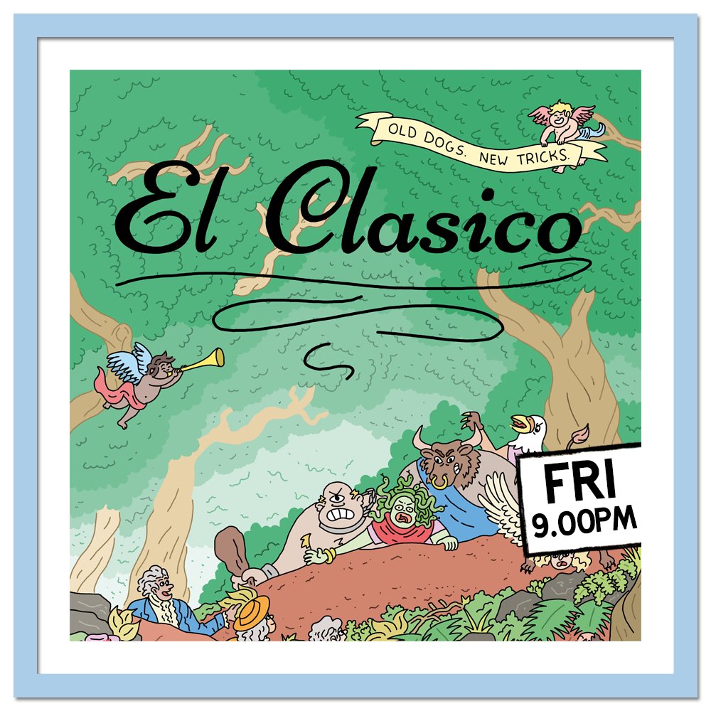 Our shows tonight!

Pronto

Chicago improv legend, Brian Jack, drops in for a show with Dan Subin, <a href="/LilDavidElms/">David Elms</a> <a href="/alisontheaskot/">Alison Thea-Skot</a> @thechrisgau and <a href="/MrRhysCollier/">Rhys Collier</a>.

Followed by El Clasico!

Improv from legendary OG Harold Teams The Wilsons and The Cartel.

thefreeassociation.co.uk/live-shows