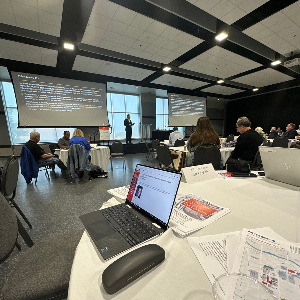 Continuing education is essential at MarksNelson, and we were happy to sponsor the Heart of America Tax Institute Conference. The conference offers continuing education for attorneys, accountants, and other professionals.