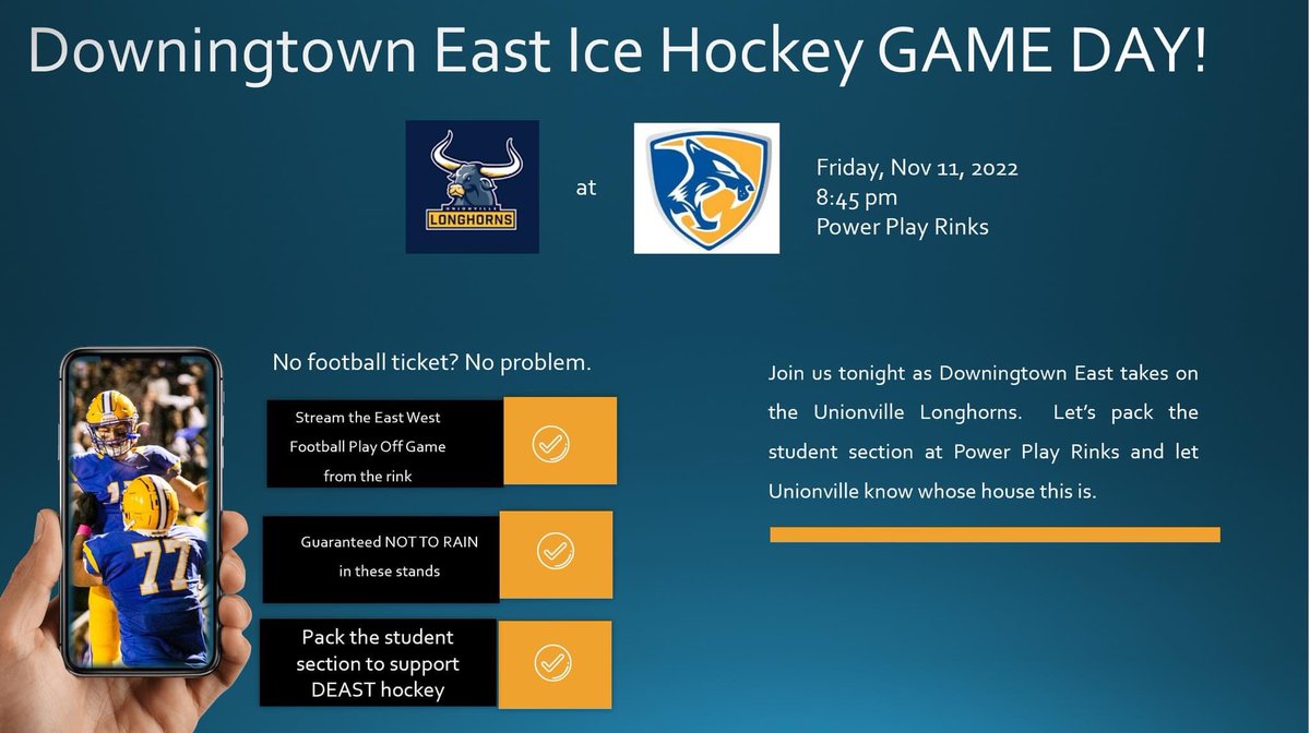 Stay Dry. Watch Hockey!