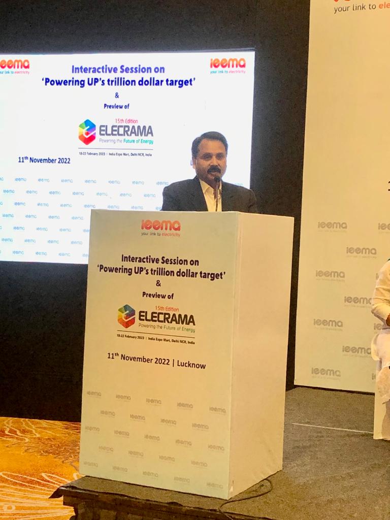IEEMA_Official's tweet photo. Mahesh Kr Gupta, ACS, Energy &amp; Additional Energy Resources Deptt @UPGovt :Skilled manpower is need of hour. Electrical industry can work with engineering institutes &amp; customize courses as per industry’s need so that they get skilled manpower @UPPCLLKO @UPPTCLLKO #ELECRAMA2023 https://t.co/ime8Mklu1f