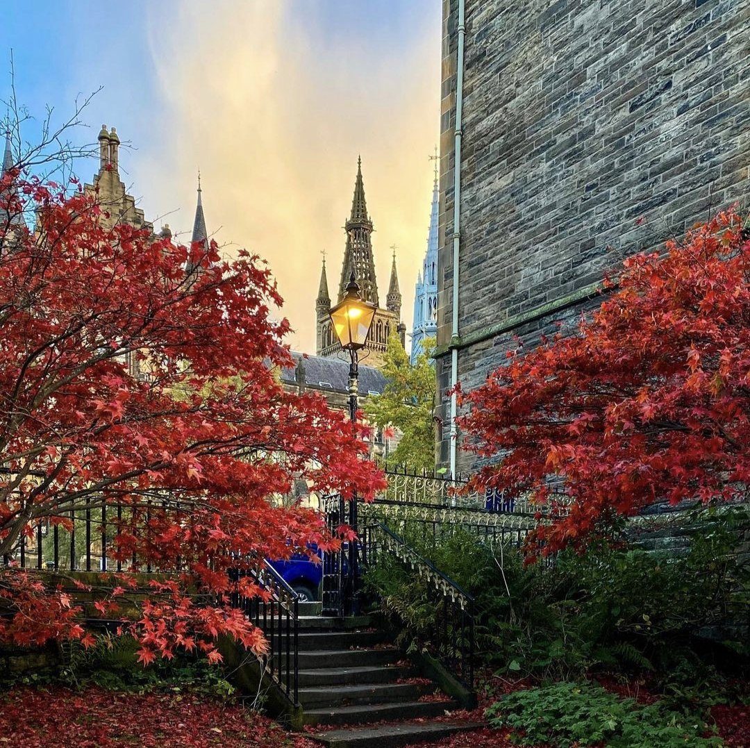How pretty 😍 The <a href="/UofGlasgow/">University of Glasgow</a> looks straight out of a fairy tale here. Don't you agree? 

Thanks instagram.com/andrea_raisi for the photo 📸 

#VisitGlasgow