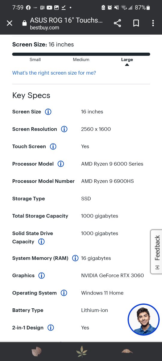 orb_night's tweet photo. @JarrodsTech These are the specs for laptop #2 https://t.co/1YNUVk0FYr