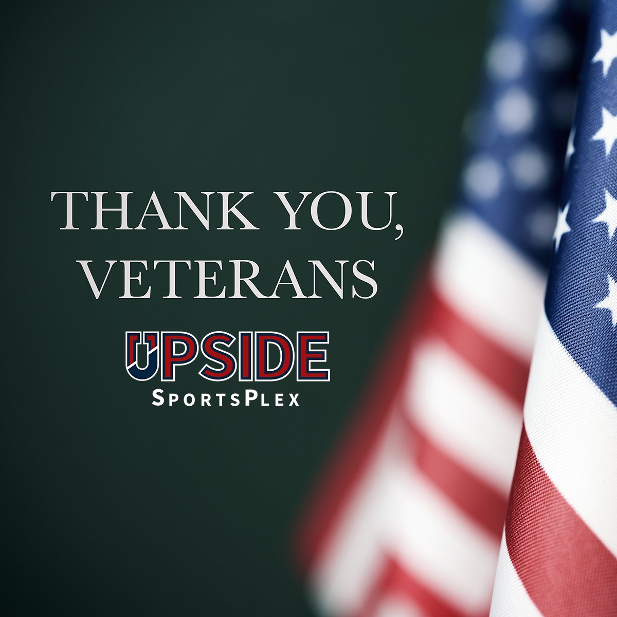 Happy Veterans Day Upside fam. 
We’re grateful to those who answer the call and protect our country. #VeteransDay