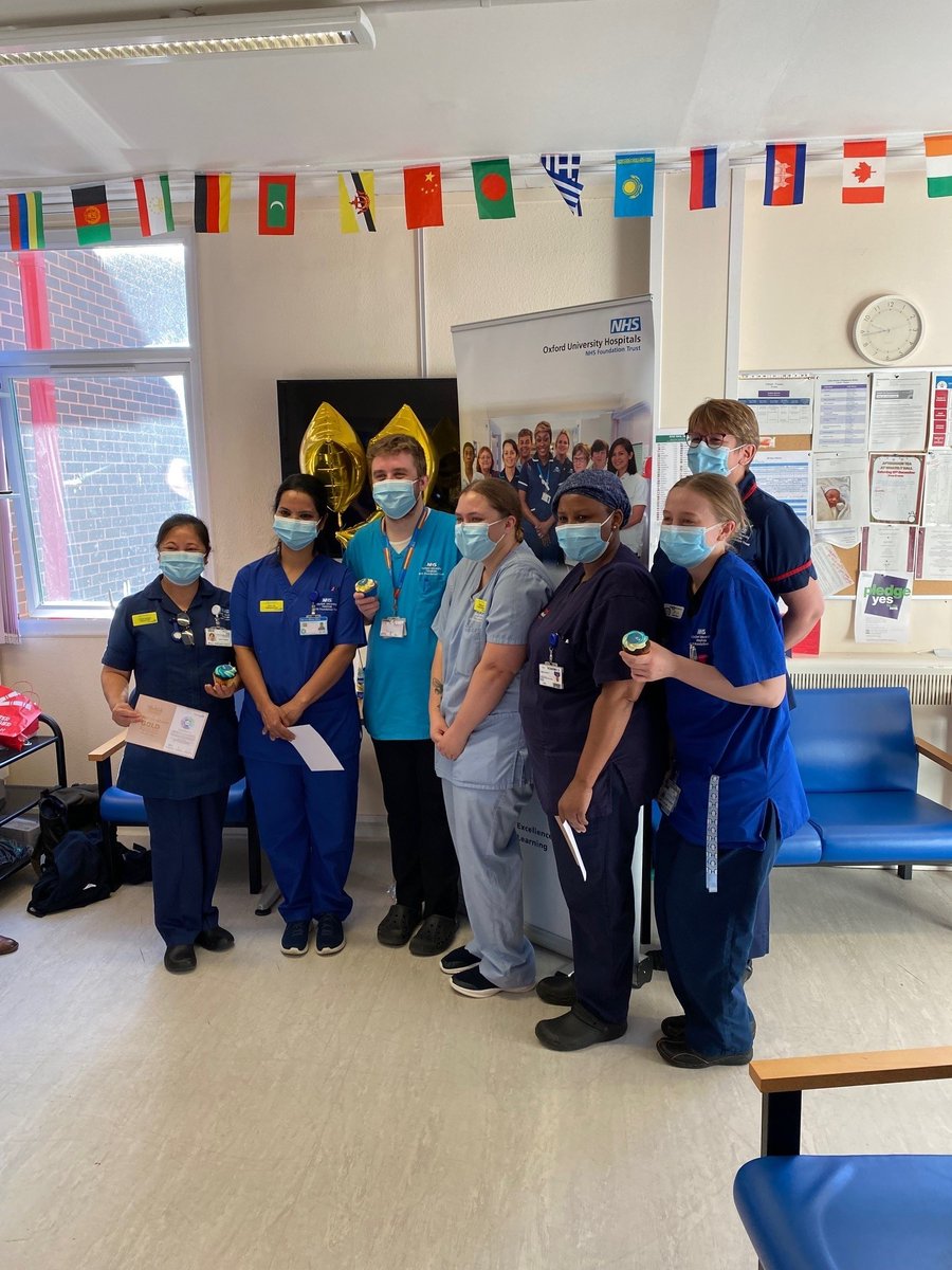 OUHospitals's tweet photo. Congratulations to the Horton General Hospital Trauma F Ward for maintaining their OxSCA Gold award 👏

#OneTeamOneOUH https://t.co/gA6q3NEtvf