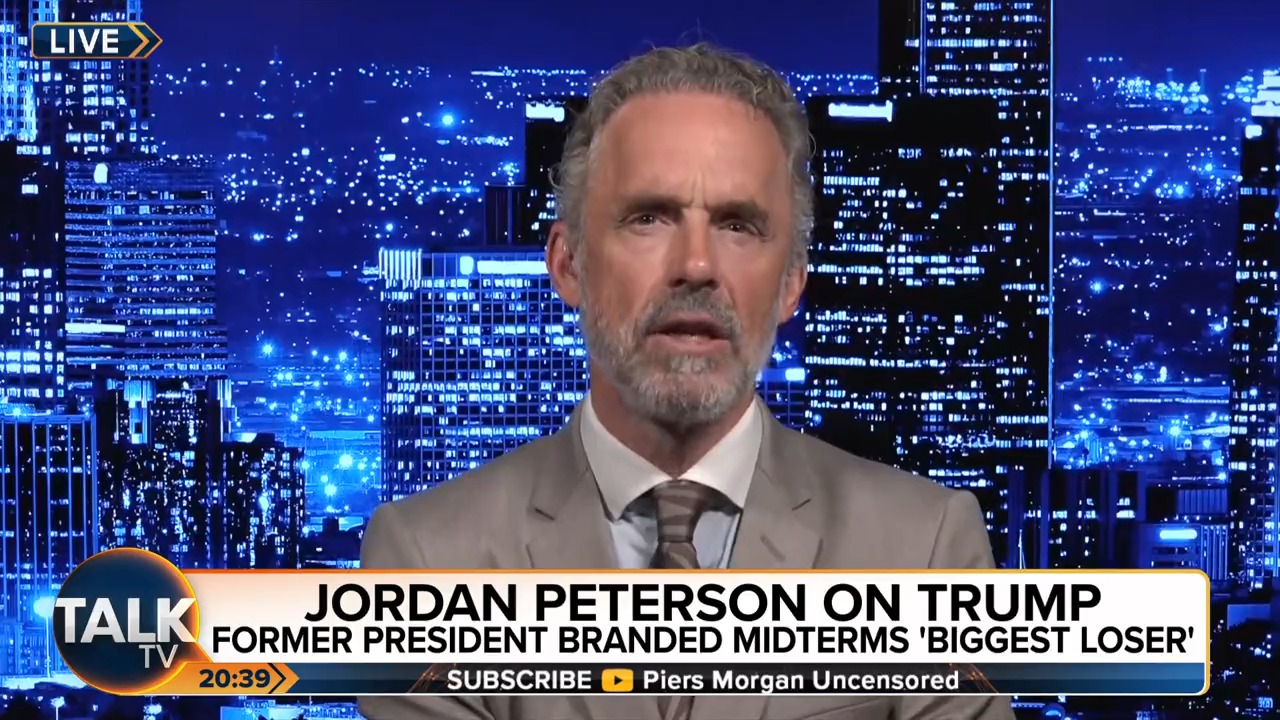 Piers Morgan Uncensored on Twitter: ""I would rather see someone like DeSantis step forward." Jordan Peterson gives his view on whether Donald Trump should run for again. @jordanbpeterson | @piersmorgan | @