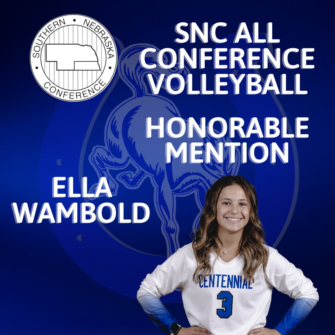 🏐 Congratulations to Karley, Cora, &amp; Ella on being awarded SNC All-Conference honors. #BroncoBlue #GiddyUp