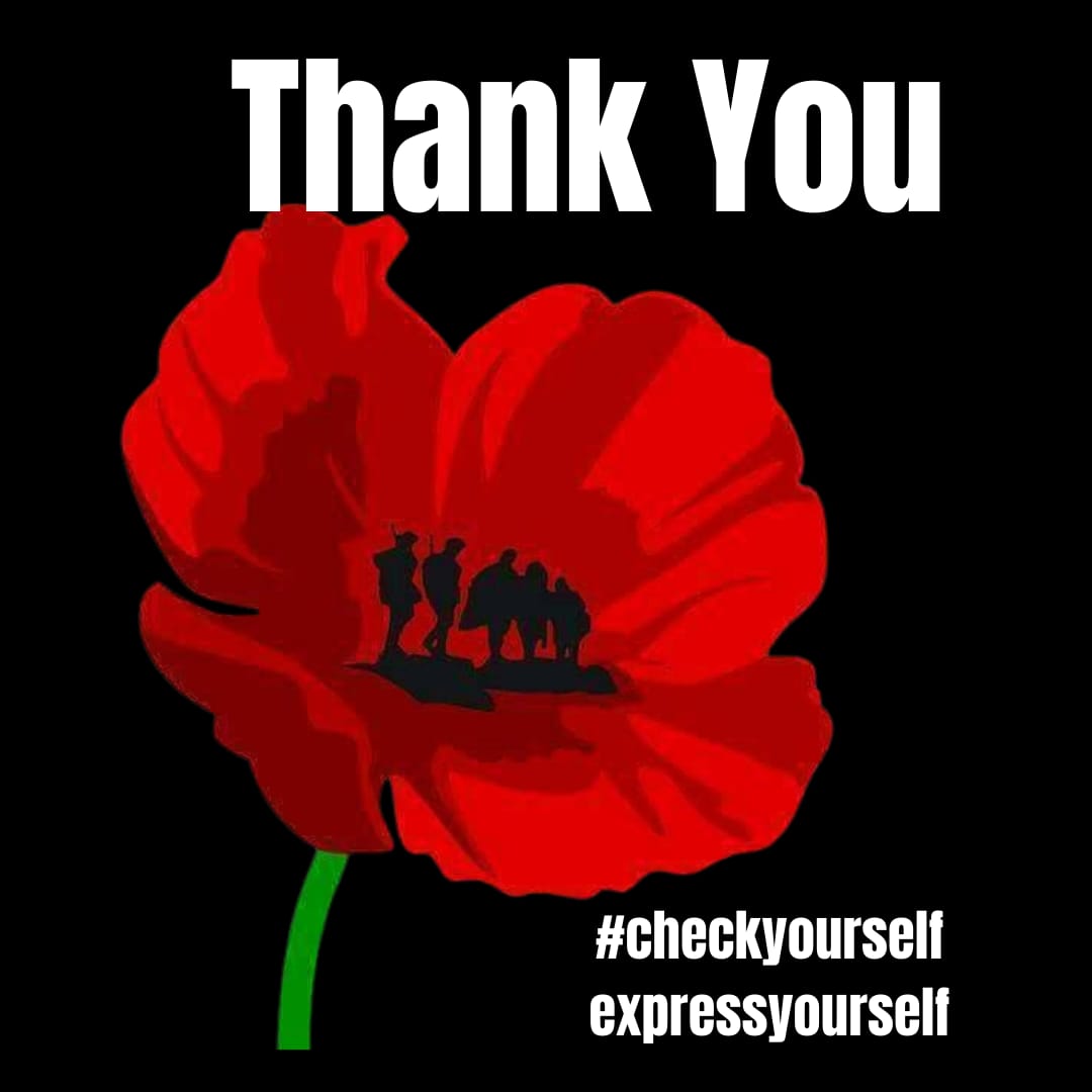 EdBurkholder's tweet photo. We Remember. 🙏
#RemembranceDay
#Checkyourselfexpressyourself
#TeamKindness https://t.co/bUqyvO1aEm