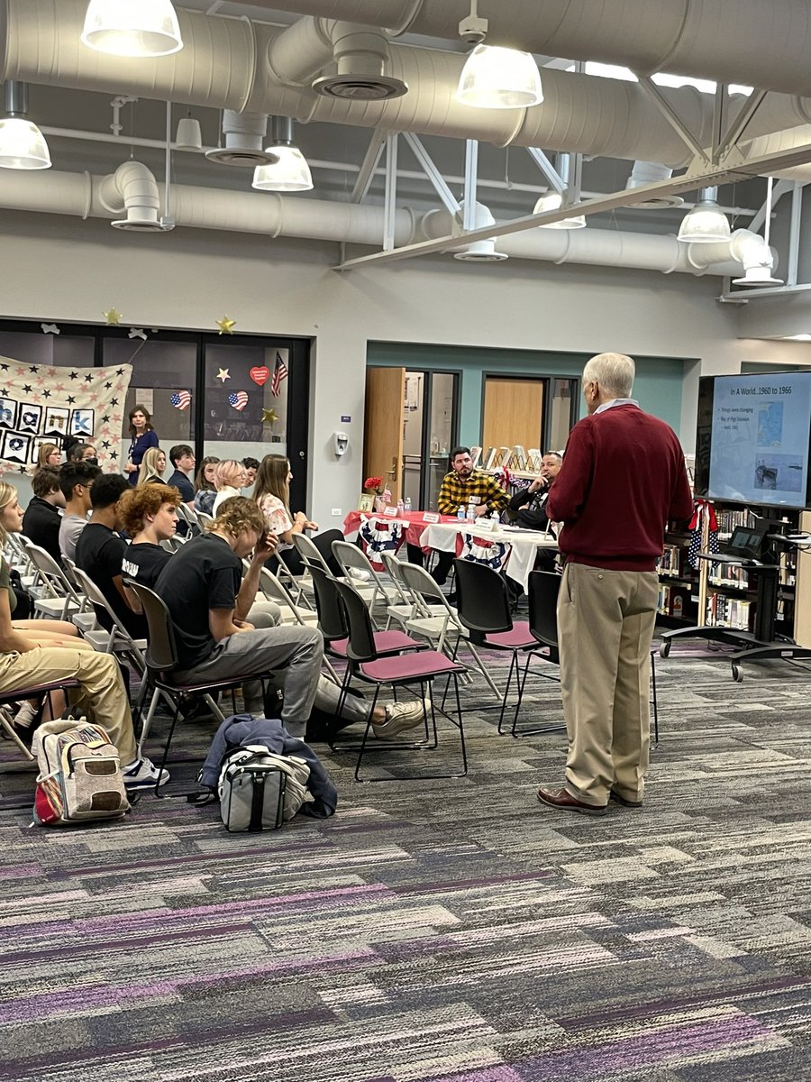 Thank you for all those who have served. We were so honored to have true heroes speak to our classes this week