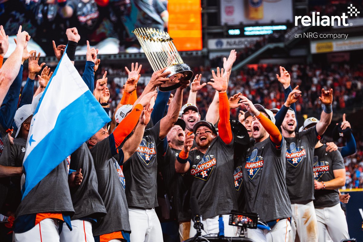 Congrats to the World Champions @astros, powered by Reliant!
#LeveledUp X #OfficialEnergyProvider