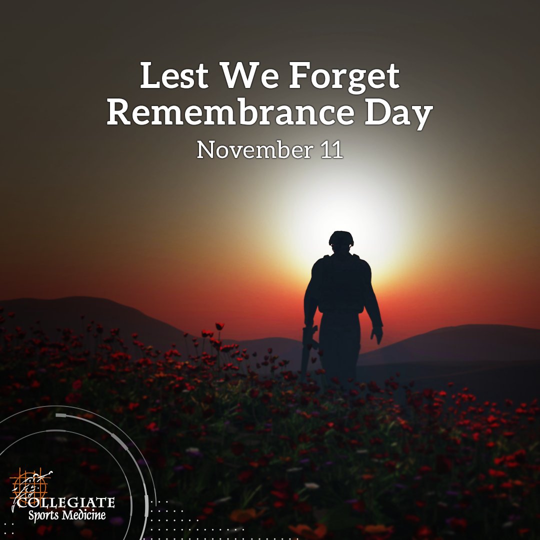 CollegiateSpMed's tweet photo. Remembrance Day marks a very special time of year when we remember, reflect, and honour these brave and outstanding individuals, the fallen and those who serve in our military today.

Our 2 Red Deer locations will remain open, however be honoring a moment of silence at 11am o ... https://t.co/ljJYKC7ln4