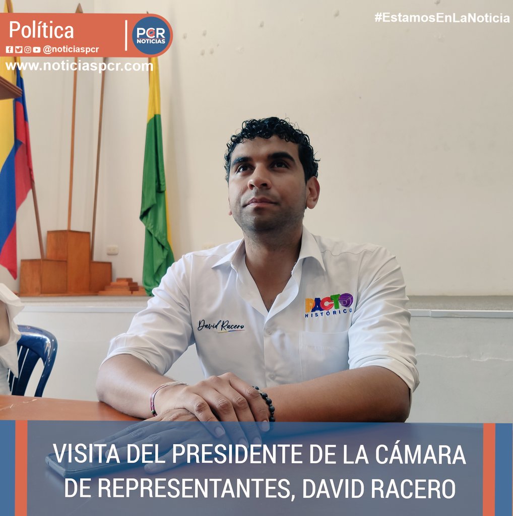El presidente de la cámara de representantes, David Racero, se encuentra en Puerto Carreño para hablar con la comunidad y preparar el diálogo regional para la construcción del Plan Nacional de Desarrollo. <a href="/DavidRacero/">David Racero</a>