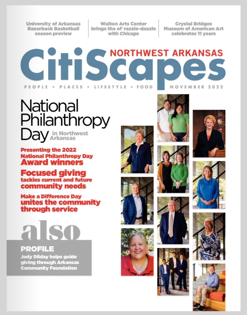 couturechic1's tweet photo. Congrats to @UnitedWayNWA named 🏆2022 Outstanding Philanthropic Organization, and to all other award winners. Hats off to the #UWNWA MVPs: staff, board, volunteers &amp; supporters! #impactplayers #servantleadership 
#CitiScapesNovember22 https://t.co/aI8Ozm4mHL
