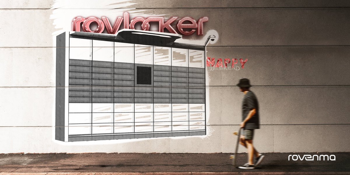 rovenma's tweet photo. We wish you happy weekends.

#rovenma #rovlocker #batterypowered #parcellocker #happy #weekend https://t.co/BxIxQUkfSL