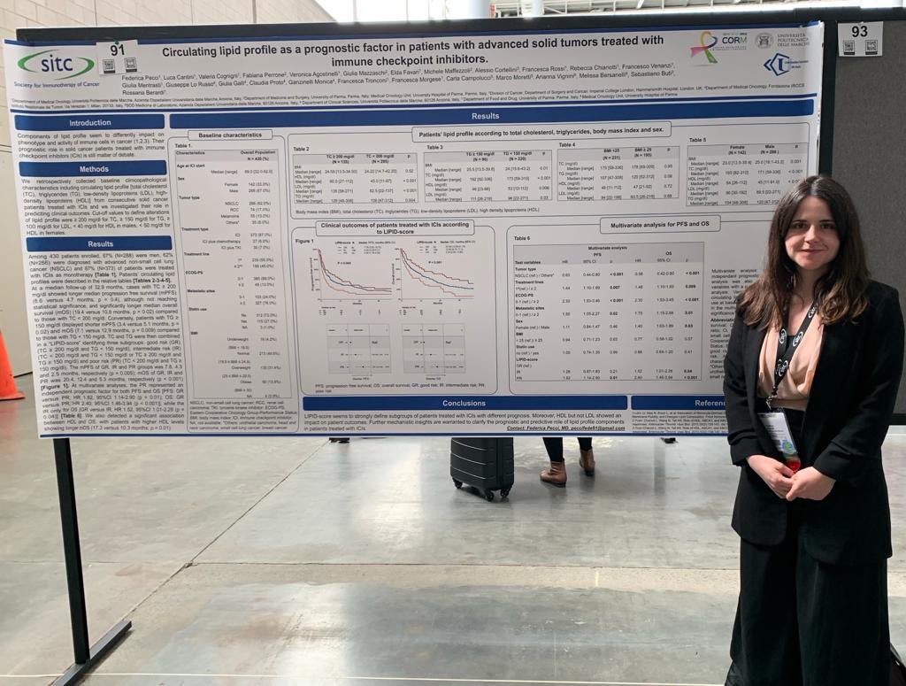 Talented friends presenting their work at #SITC22 <a href="/GLambertiMD/">Giuseppe Lamberti</a> <a href="/pecci_federica1/">Federica Pecci</a> <a href="/DiFedericoMD/">Alessandro Di Federico</a> <a href="/DrMarkAwad/">Mark Awad</a> <a href="/sitcancer/">Society for Immunotherapy of Cancer</a>