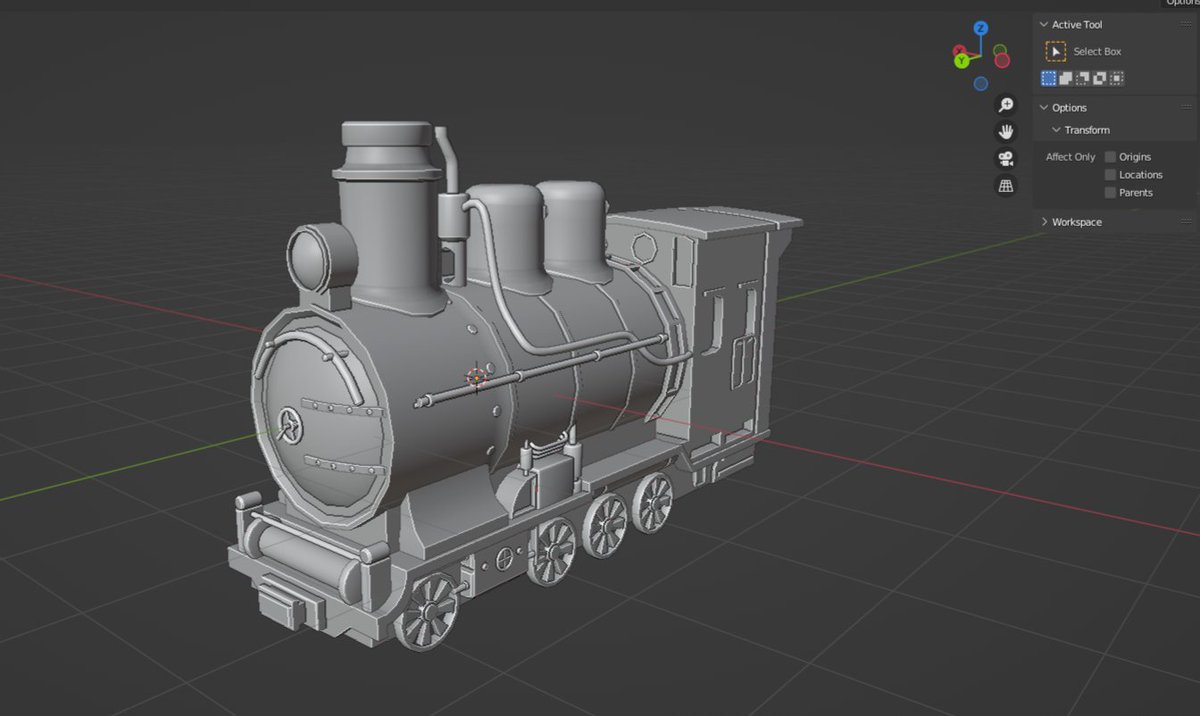 xenversal's tweet photo. choo choo 🚂

#Roblox #RobloxDev #blender3d #blender #modeling https://t.co/BlSNyhMbx4
