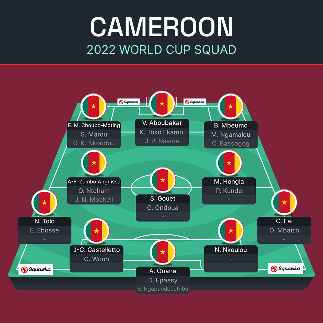 2022 World Cup: Cameroon's Squad and Team Profile