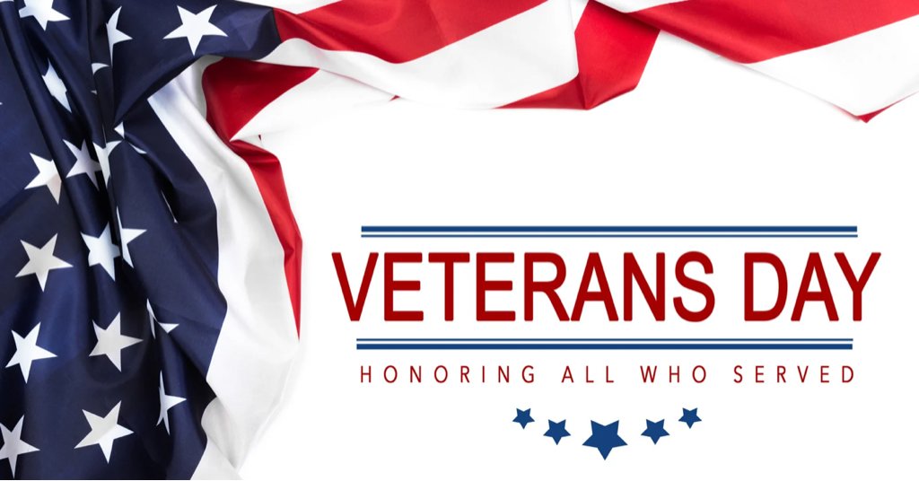Happy #VeteransDay! We thank the soldiers who have risked their lives to ensure the safety of ours. We celebrate and honor veterans for their courage and sacrifice for the common good. #ThankYouVeterans