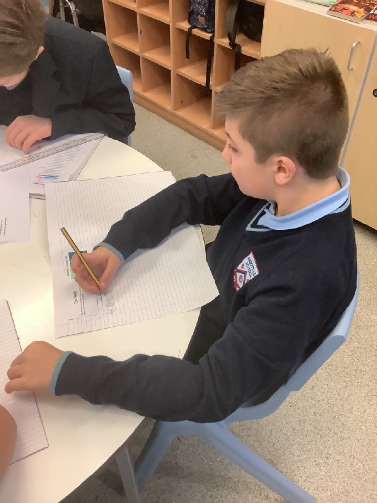ALS_KS3's tweet photo. Botswana class have been reading the Hobbit this week. They have focused on the poetry found within the text and the writing techniques used @AbbotsLeaSchool #readingforpleasure https://t.co/X6xFDteMp0