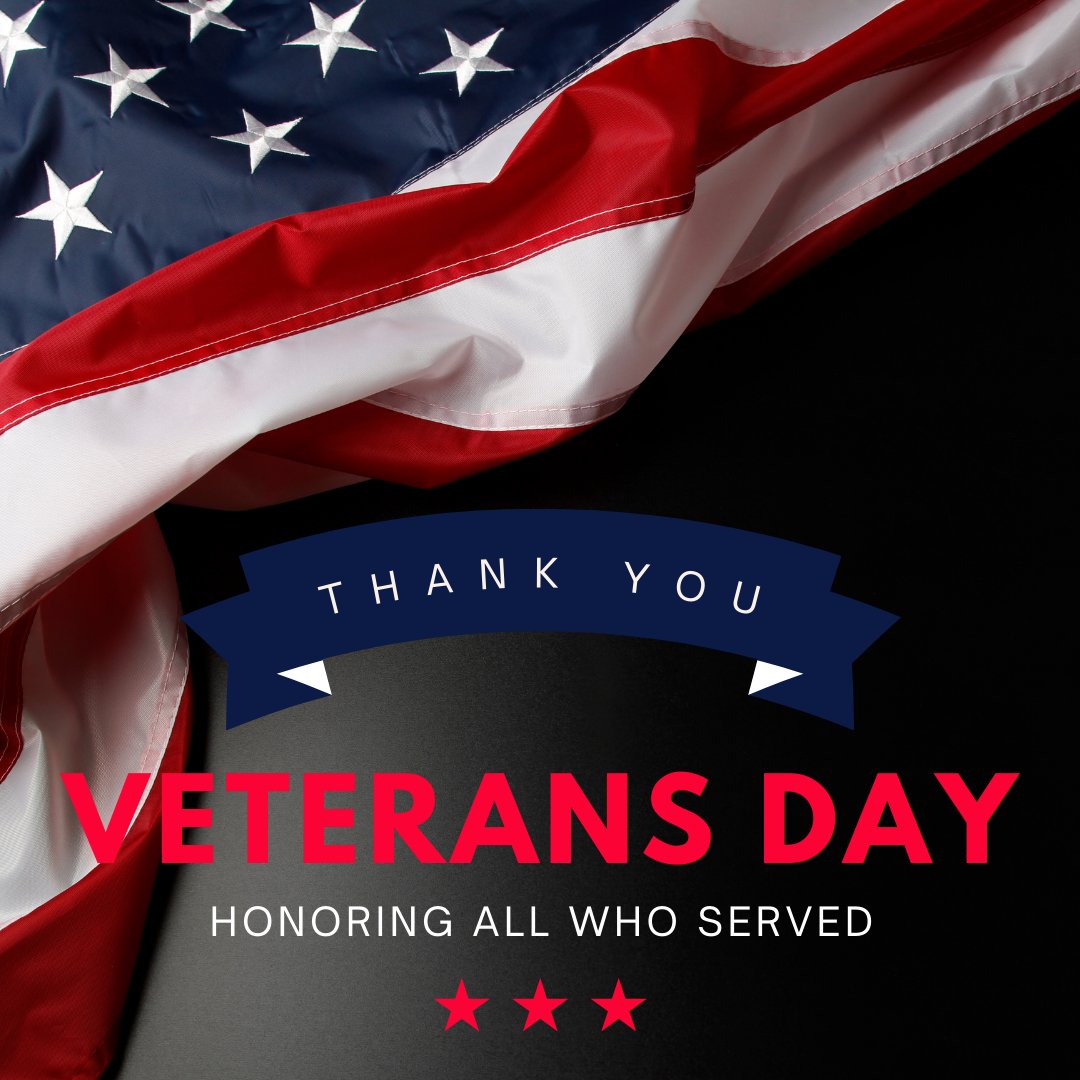 Subsite's tweet image. In honor of all the men and women who served and continue to serve this country, Happy Veterans Day! Thank you for your service and your sacrifice.
