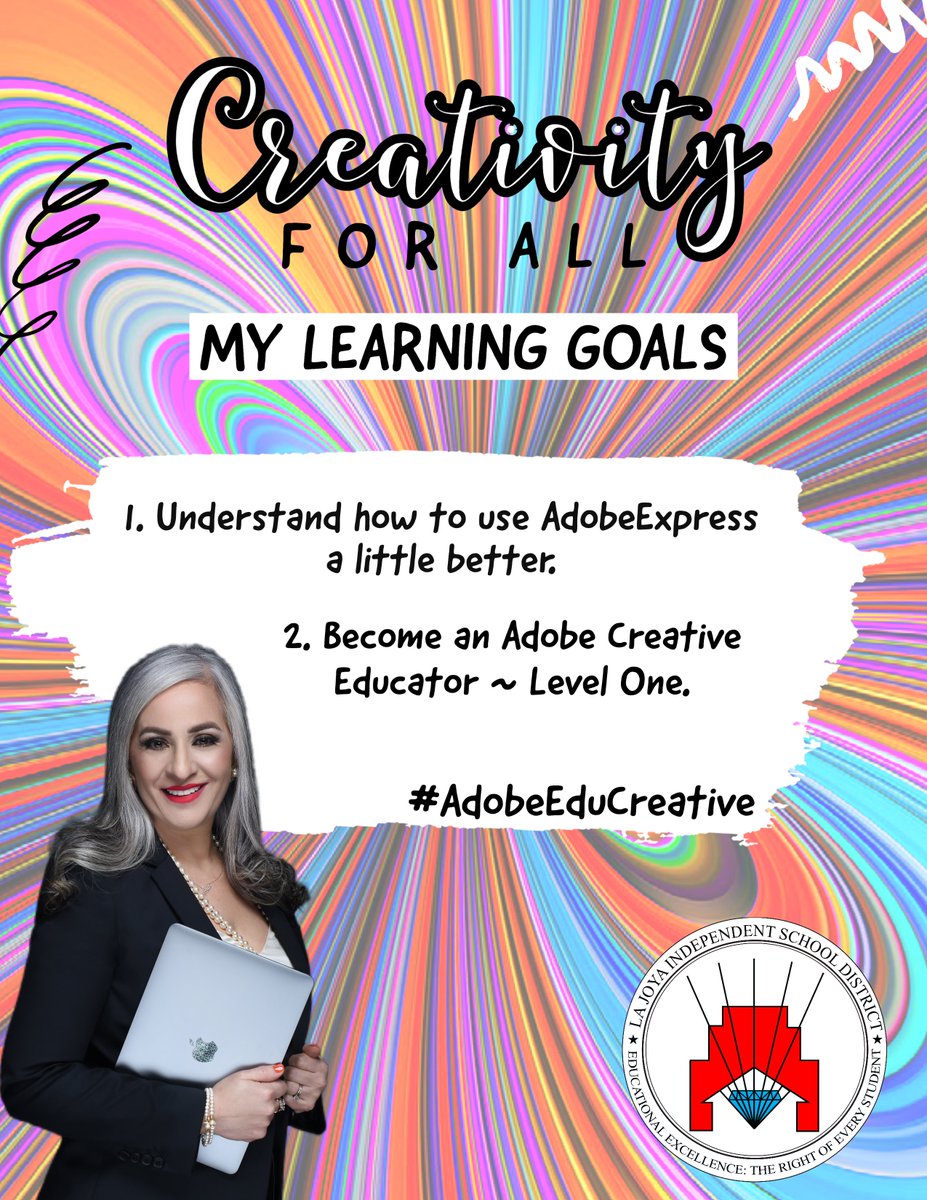 AnaMPerez1's tweet image. Learning more about @AdobeExpress from @OmarLopez0207 @RegionOneESC @ESC1_LRI!

Hope to get my #AdobeCreativeEducator ~ Level One badge today! 🤓🎨 #AdobeEduCreative