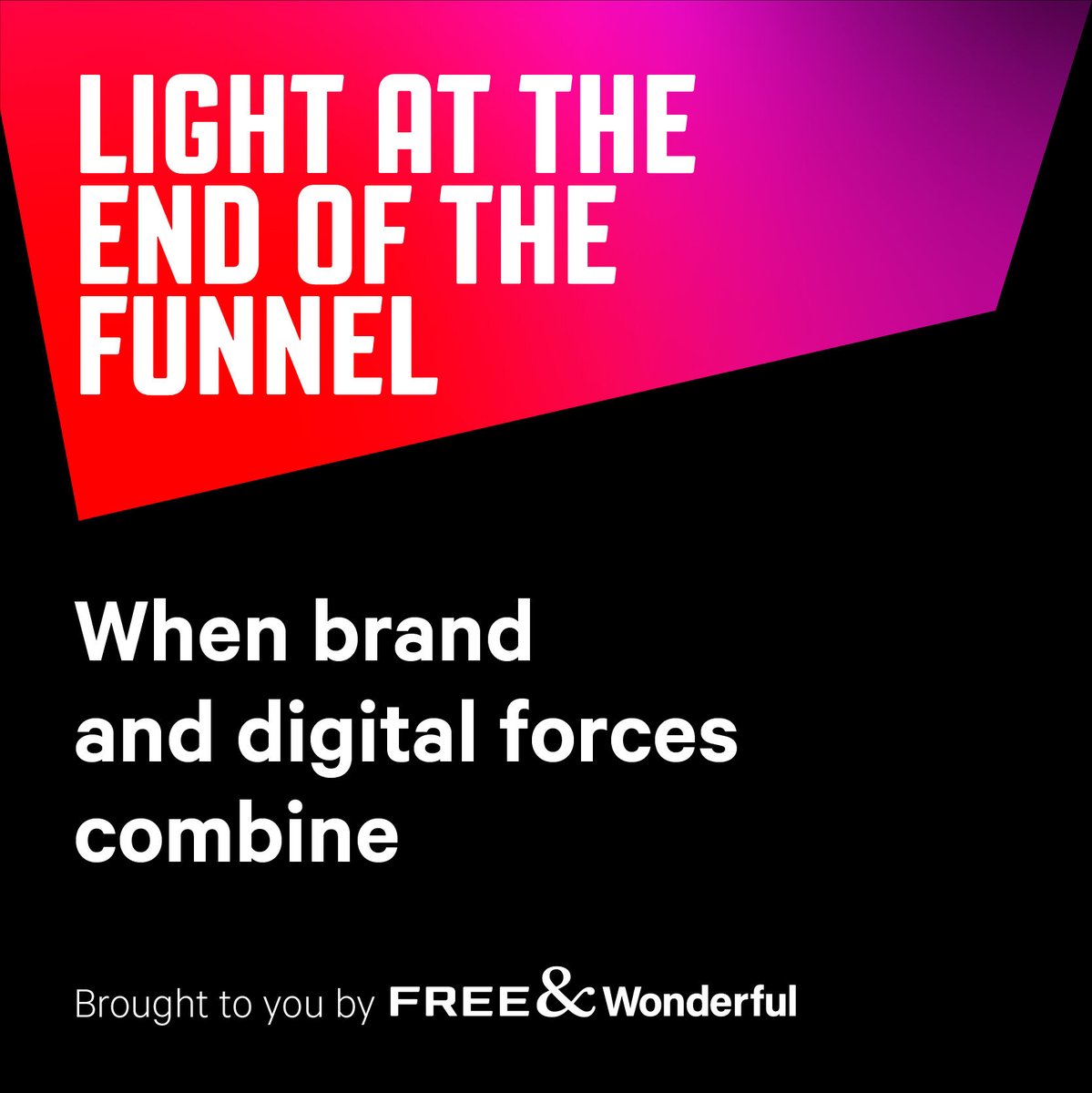 When it comes to aligning your #brand and #digital, Wonderful and Free Partners are here to help you hop, skip and jump the gap from theory to process.

24.11.22, 12.30pm | The Pavilion Club, 27 Bush Lane, Lndon, EC4R 0AA
Register for this free event here:bit.ly/3U6aHAB