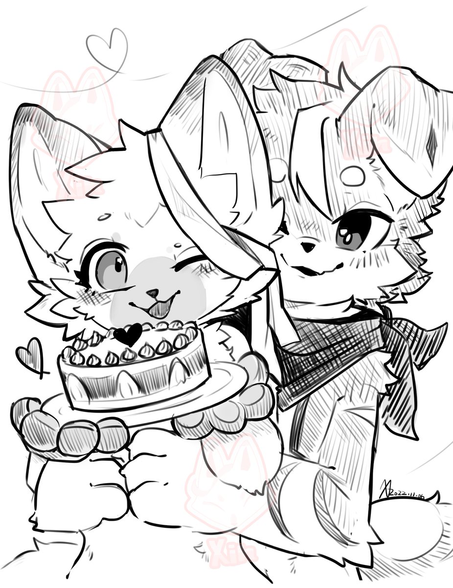 Doodle commission!

最近完成的一些塗鴉委託
好像從塗鴉變成完成度莫名越來越高😂😂😂(???)
快變線稿委託(X 