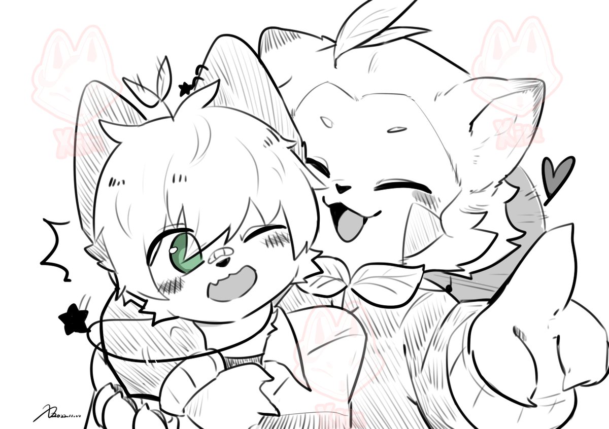 Doodle commission!

最近完成的一些塗鴉委託
好像從塗鴉變成完成度莫名越來越高😂😂😂(???)
快變線稿委託(X 