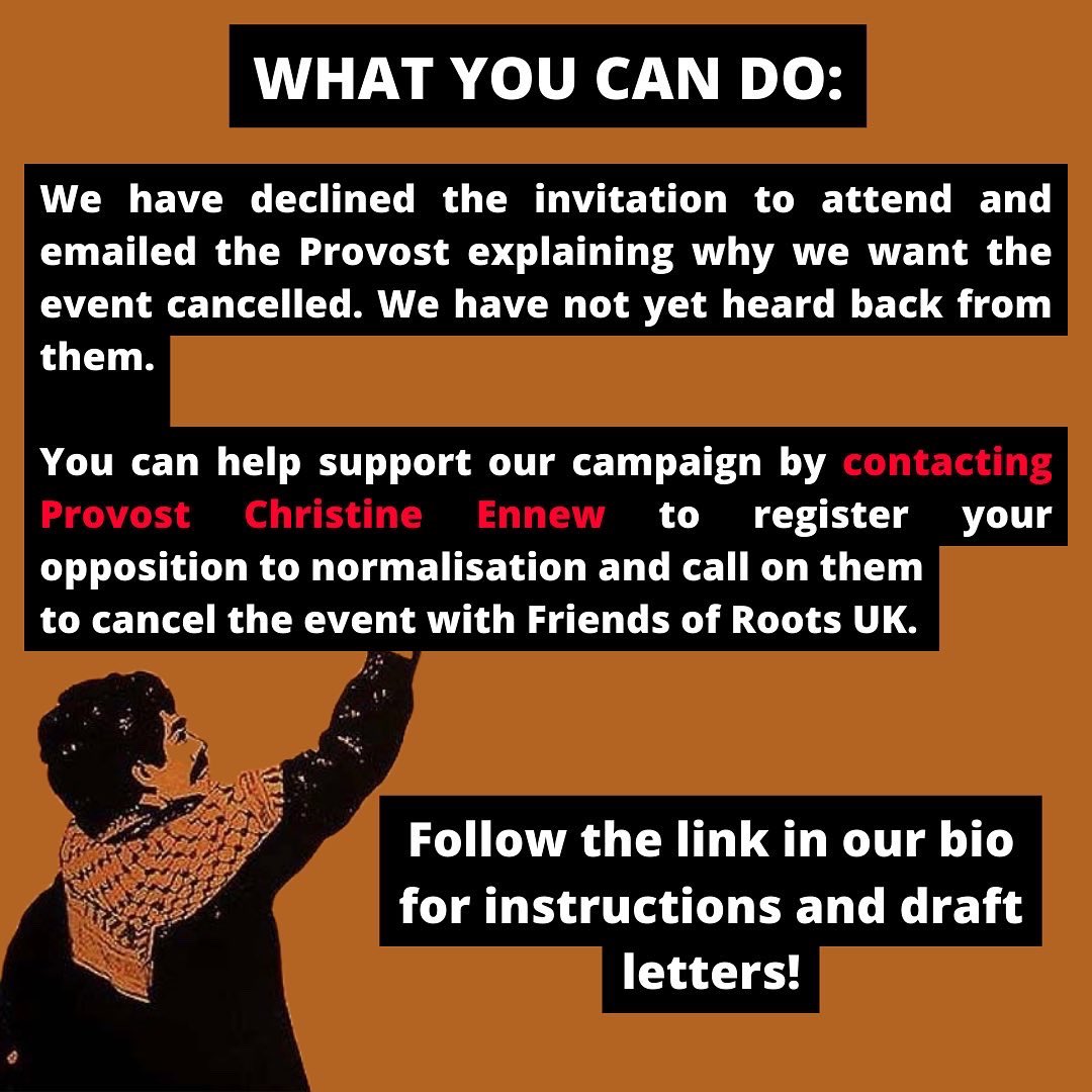 Send this template email to the Provost to express your opposition to normalisation efforts from Warwick! docs.google.com/document/d/1f9…