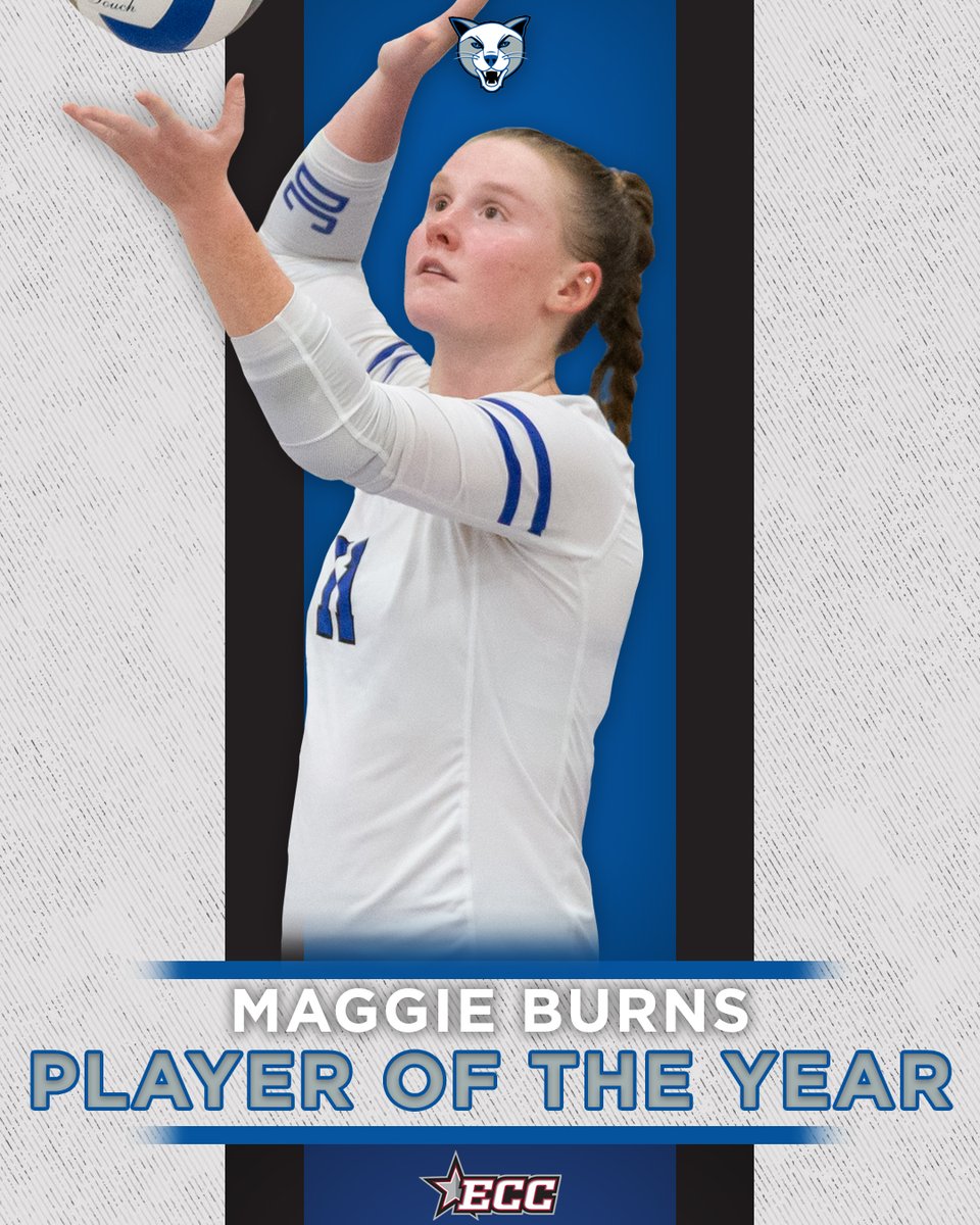 ECCSports's tweet image. ECC Volleyball Player of the Year - Maggie Burns, @DaemenAthletics