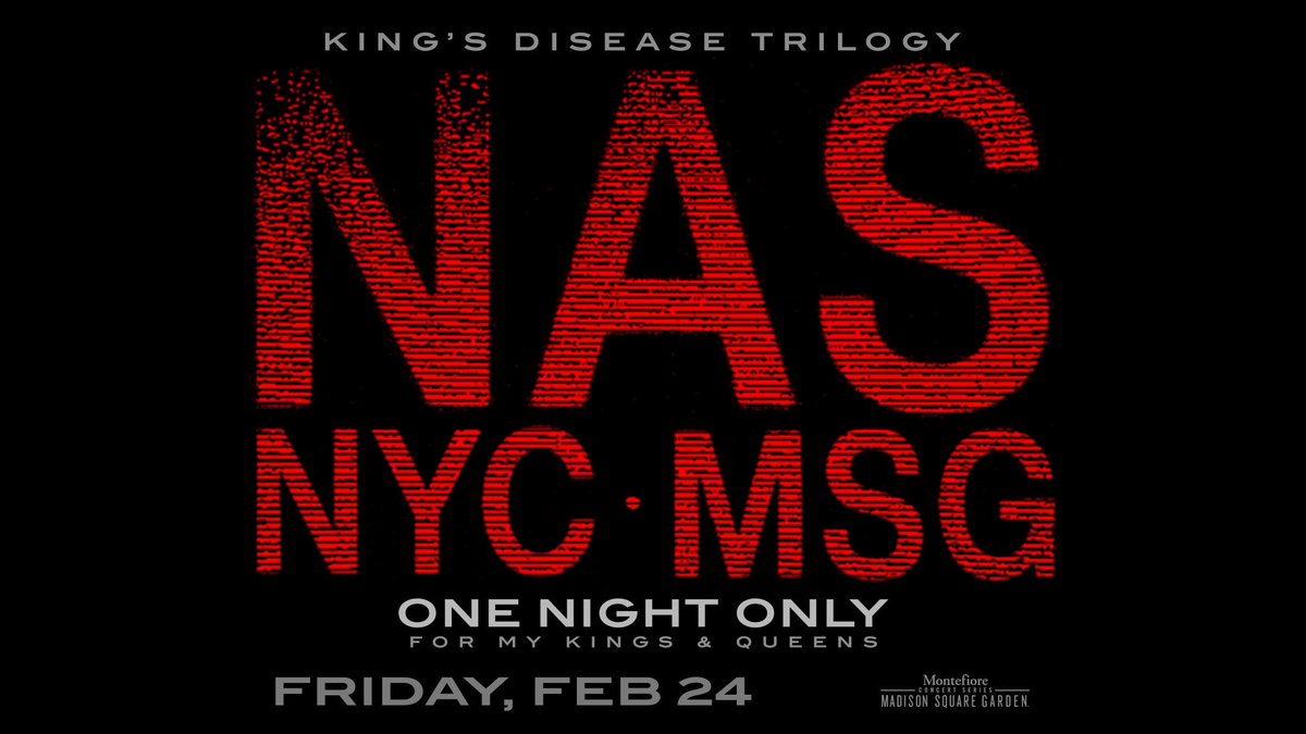 TheGarden's tweet image. JUST ANNOUNCED: Nas will perform at The Garden on Fri, Feb 24! Chase cardholders get early ticket access Tue, Nov 15 at 10am to Thu, Nov 17 at 10pm, while supplies last. Tickets go on sale to the general public on Fri, Nov 18 at 10am.