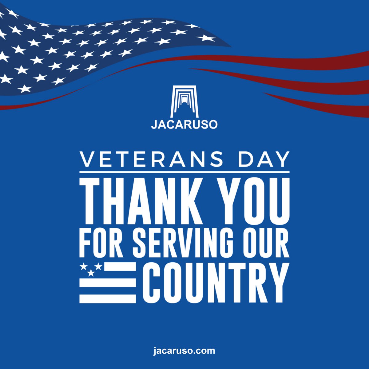 JacarusoInc's tweet photo. Thank you to our veterans who have served our country and those who continue to serve every day. We are grateful for you and celebrate your service and sacrifice. Happy Veterans Day.
#jacaruso #hotelsales #remotehotelsales #veteransday https://t.co/PbH4y9BKpV