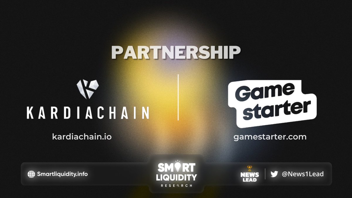 News1Lead's tweet photo. ๐ค@KardiaChain announced collaboration with @Gamestarter.
๐ค#KAIDEX is also in discussions with Gamestarter to become GameStarter's liquidity provider, enabling liquidity via liquid and stable coins.
๐ฝINFO
https://t.co/iqxcwBSG8U https://t.co/7LwTwVPZlW