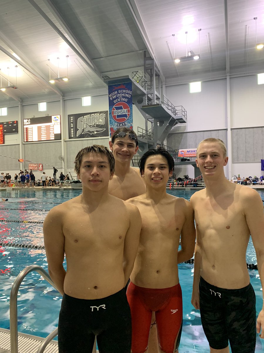200 Medley Relay team finish 12th and are  All State Honorable Mention.  Team consists of Jack Stanley Raph Realina Jaime Franco and Finn Harrold <a href="/WeAreParkhill/">WeAreParkHill</a>