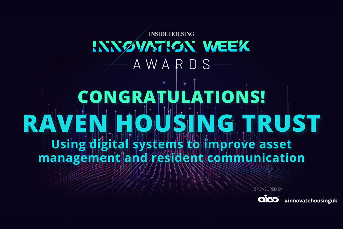 insidehousing's tweet photo. Raven Housing Trust wins 2022 Inside Housing Innovation Week Award https://t.co/FDLMd92Y4P #ukhousing https://t.co/71SqXR7Dtu