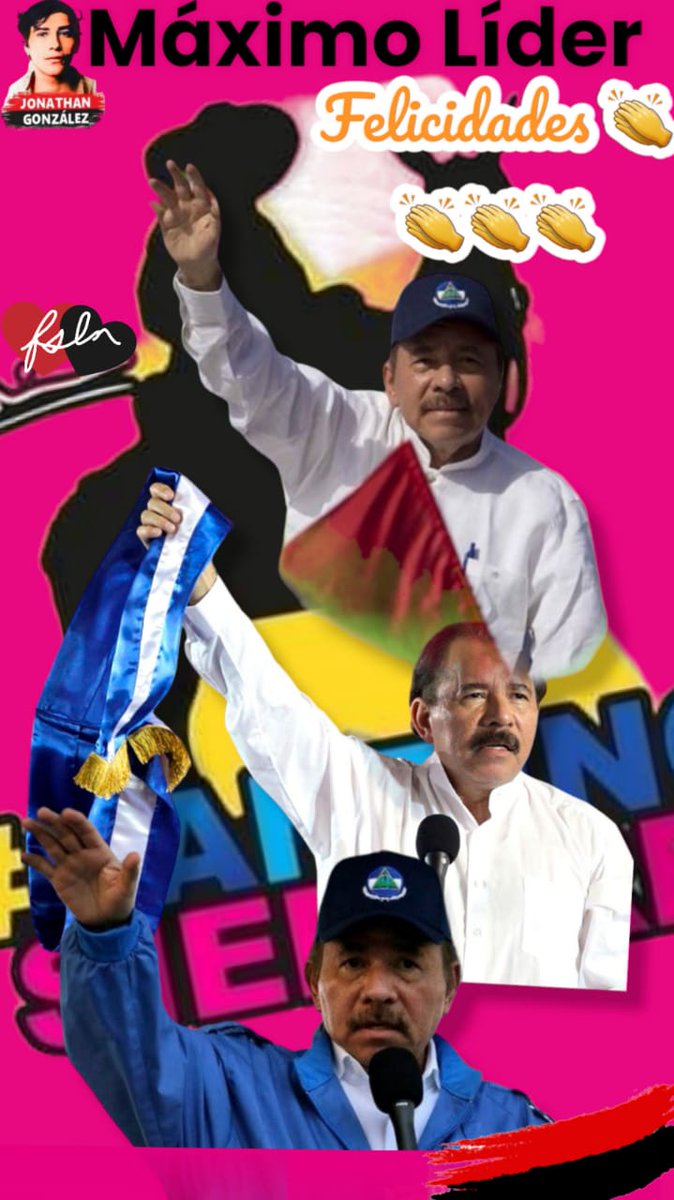 La moral de nuestra #Nicaragua esta arriba tenemos al mejor profesor al mejor guía al mejor presidente 
#Daniel77TeQueremos