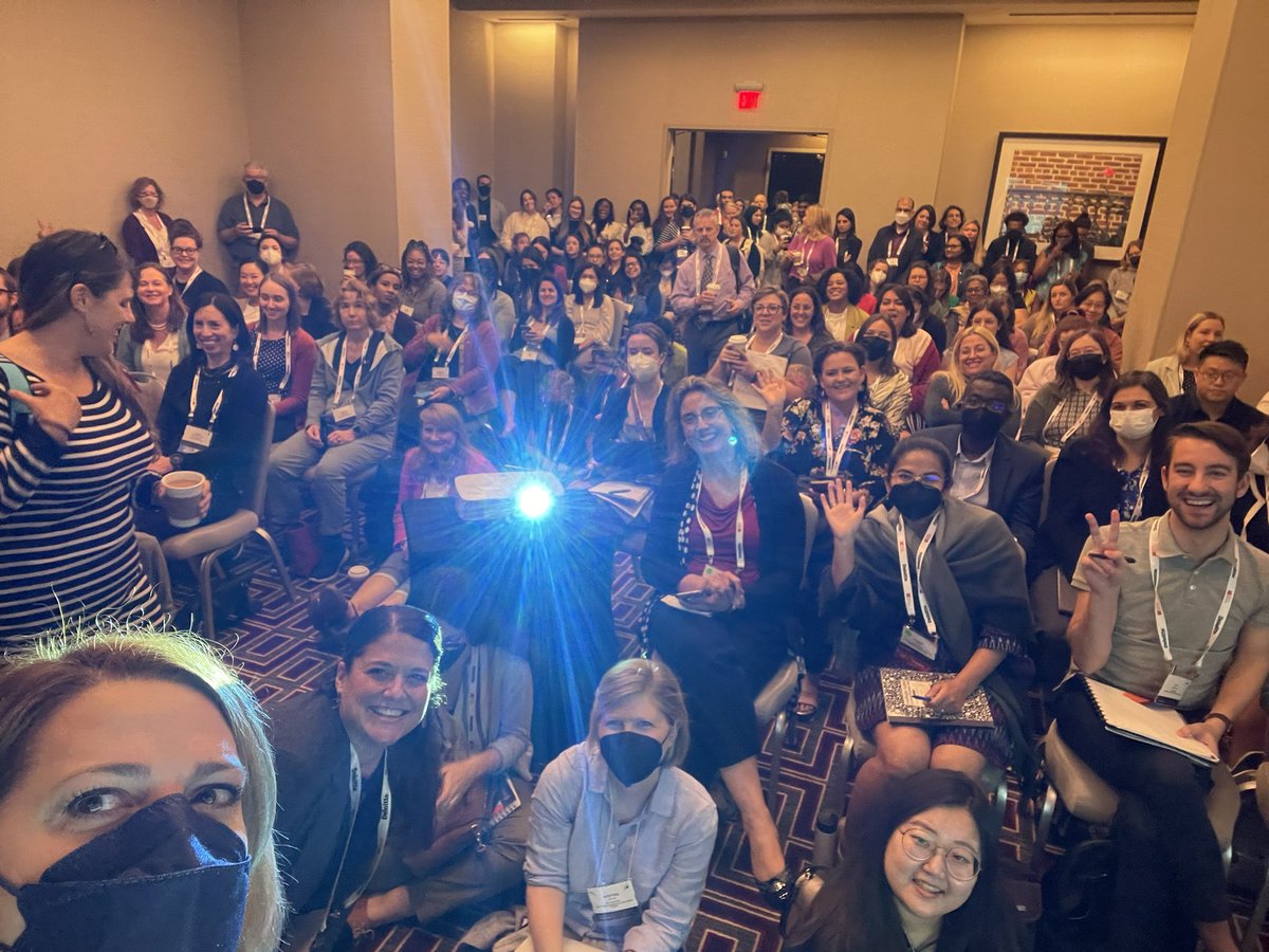 Lots of people want to build better #surveys. No more room in my session w/ <a href="/allsutter/">Amanda Sutter</a> this morning at #eval22. #eval