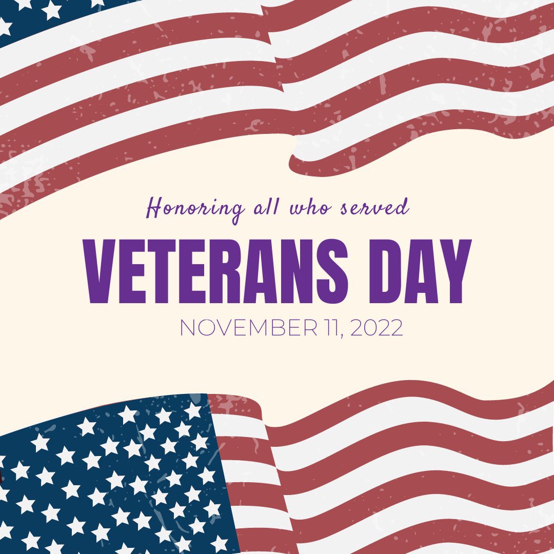 Thank you for your service. #VeteransDay