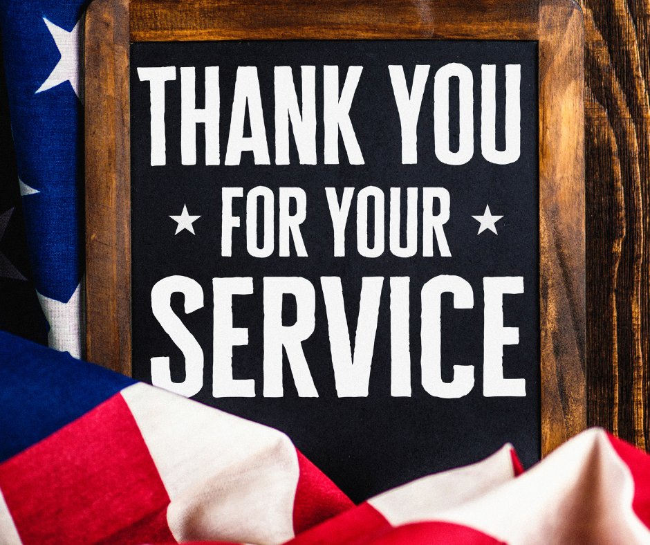 Thank you veterans past and present for your service!! 🇺🇸
