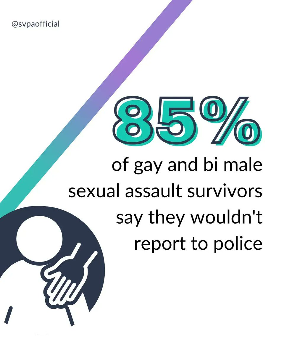 SVPAOfficial's tweet photo. .@survivorsukcharity, an organization supporting men and non-binary survivors of sexual violence, released these findings after investigating the experiences of sexual violence towards gay and bisexual men.
#MaleSexualAbuse #MaleSexualAssault #RapeMyth #RapeCulture https://t.co/1XJ3SSG7VS