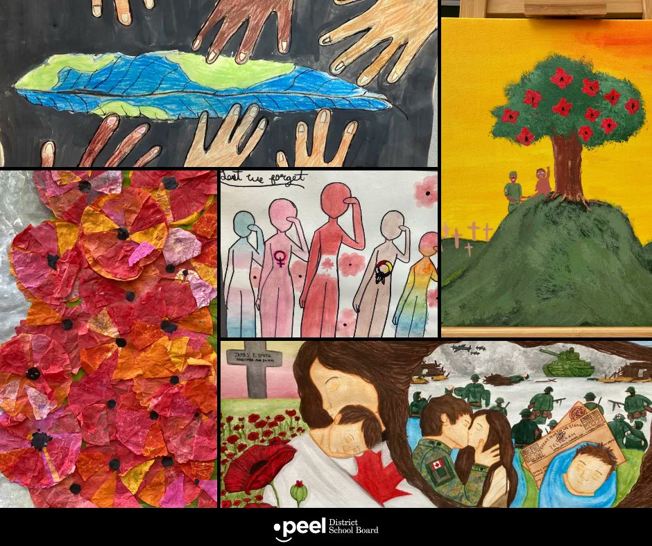 Today and every day, we commemorate &amp; reflect on the service and sacrifice of the brave Canadians of diverse identities who have given us our peace and freedom. Wherever you are, please observe a moment of silence at 11 a.m. today. #RemembranceDay #PeelRemembers